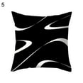 thumbnail image 2 of Walbest Decorative Throw Pillow Cover 17.72x17.72 Inch, Modern Black and White Square Pillow Cover Case for Cushion Sofa Bed Cushion and Living Room Farmhouse Decoration (Pillow Not Included), 2 of 6