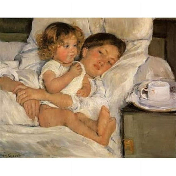 Breakfast in Bed 1897 Poster Print by Mary Cassatt - 24 x 30 - Large