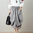 thumbnail image 6 of EDFBUYKRS Female Skirts Long Maxi Skirt Set for Women Women's Skirt Ethnic Style Cute Loose Skirt, 6 of 9