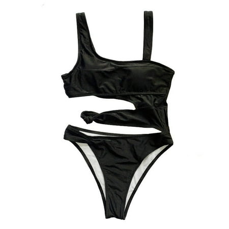 2022 Sexy White One Piece Swimsuit Women Cut Out Swimwear Bathers Push Up Monokini Bathing Suits Beach Swimming Suit For Women