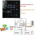 DAMIFU Thermostat For Heating Cables ABS Black PC Programmable Remote ...