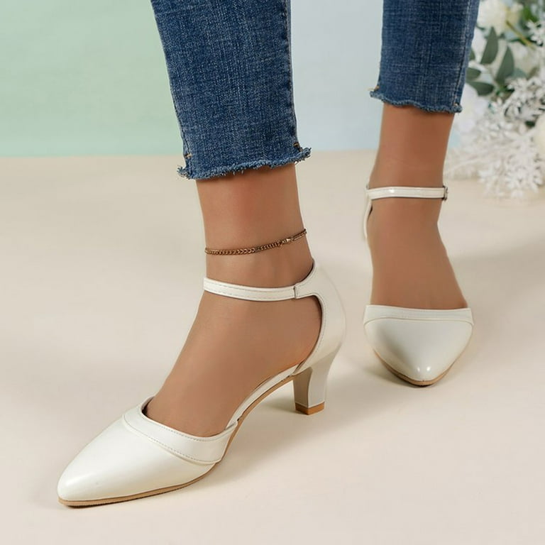 Walmart hotsell white pumps