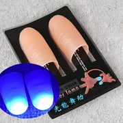 BGZLEU Magic Red Light up,Thumb Tips Finger Magic,Party Magic Tricks,Tricks Fake Finger with LED Light for Magic for Party Props Accessories (2 Pairs)