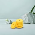 thumbnail image 1 of ELAYARD 12Pcs Circle Cymbal Felt Yellow for Drum Set Replacement Parts Protection and Stability, 1 of 8