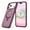 Claret, variant on Magnetic for iPhone 17 Pro Case [Compatible with Mag-safe] with Stand, [Military Grade Drop Protection] Shockproof Translucent Back Slim Protective