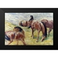 thumbnail image 2 of Marc, Franz 18x13 Black Modern Framed Museum Art Print Titled - Horses Out To Pasture, 2 of 5