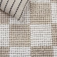 thumbnail image 6 of SAFAVIEH Natura Blazhe Checkered Area Rug, Taupe/Ivory, 4' x 6', 6 of 10