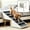 White, variant on Pawverly Foldable Dog Ramp for Small Dogs, 2-in-1 Pet Stairs Ottoman with 4 Steps, Non-Slip Wooden Pet Steps for Couch, Sofa and Bed, Portable Puppy Ladder Support, Beige