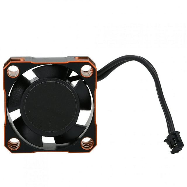 Peahefy RC Electronic Speed Controller Fan,Aluminum 32000RPM 25x25MM Metal ESC Fan Heat Dissipation RC Car Upgrade Accessory