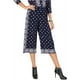 thumbnail image 1 of Michael Kors Pantalones cortos casuales sin cierre para mujer, azul, PL, 1 of 2