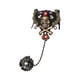 thumbnail image 1 of KAKOWELY Pulsera de encaje negro con cadena de mano de calavera pirata para mujer, accesorios para fiesta de Halloween, 1 of 5