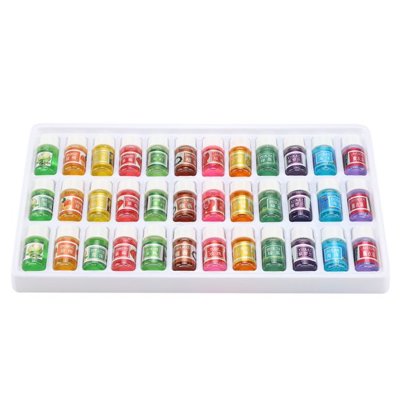 36pcs set 3 ML Water soluble Natural Fragrance Essential Oil for for Aromatherapy Humidifier Diffuser, Humidifier, Massage, Skin Care