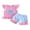Pink, variant on BemeyourBBs Toddler Baby Girls Summer Clothes 2 Piece Outfits Baby Christening Clothes God Is Good All the Time Letter Bow Embroidery Flying Sleeve T Shirt Tops and Ruffle Shorts Set