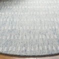 thumbnail image 3 of SAFAVIEH Abstract Madrid Striped Geometric Area Rug, Blue/Ivory, 6' x 6' Round, 3 of 10