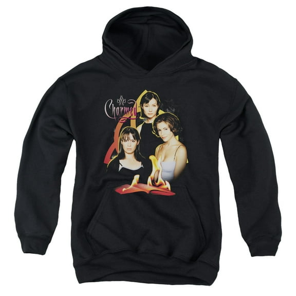 Charmed Original Three Youth Pullover Hoodie Sweatshirt Black