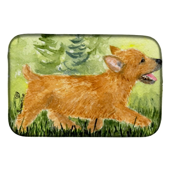 Norwich Terrier Dish Drying Mat