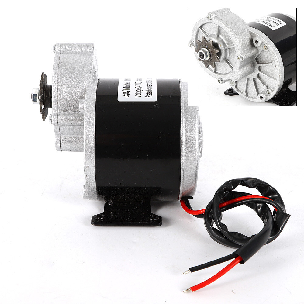 350W 24 V DC electric motor for bicycle bike scooter gear reduction 300 Rpm for Small Electric Vehicles, Mopeds, Mini Bikes