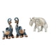 thumbnail image 1 of Figura De Elefante De Resina Moderna, Escultura Decorativa, Arte Artesanal, Coleccionable, Estatua Rústica De Animal, Recuerdo De Escritorio, Figura Tallada A Mano De Madera Para Decoración, 1 of 8