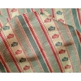 thumbnail image 4 of oneOone Silk Tabby Fabric Geometric|Stripe & Floral Block Printed Fabric 1 Yard 42 Inch Wide, 4 of 4