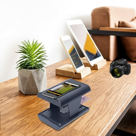 

Mobile Film Scanner Novelty Scanner Scan And Play With Old 35mm/135mm Films & Slides Using Your Smartphone Camera LED Backlight
