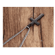 thumbnail image 4 of Clásico Hombres Mujer Acero Inoxidable Crucifijo Cruz Colgante Religioso Collares Xtellar negro, 4 of 4