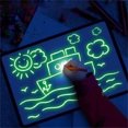thumbnail image 4 of Tablero de dibujo luminoso LED Graffiti Doodle Tableta de pintura Magia con luz divertida Pluma Carevas Tablero de dibujo,A3, 4 of 7