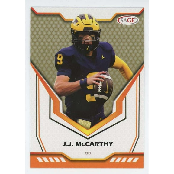 NFL 2024 High Series Gold JJ McCarthy #135 (Rookie)