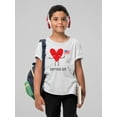 thumbnail image 2 of Happy 4Th Of July Heart T-Shirt Juniors -Image by Shutterstock,  x-Small, 2 of 4