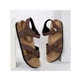 thumbnail image 5 of Adjustable Buckle Cork Footbed Slides - Comfortable Outdoor Sandals for Women, 5 of 7