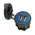 thumbnail image 1 of 4.8A 2-Usb Port Green Led Display Car Marine Charger Socket Power Outlet 12-24V, 1 of 8