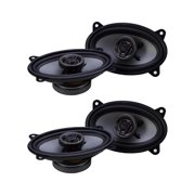 Crunch 250 Watt 4x6 Inch 2 Way CS Series Coaxial Car Audio Speakers (4 Pack)