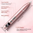 thumbnail image 2 of Cordless Electric Nail Drill,Two-in-one Nail File Kit with Built-in Nail Polish Lamp,35000 RPM for Salon & Home Use,Gift, 2 of 8