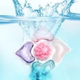 thumbnail image 4 of 5-in-1 Laundry Pods, 50 Count Laundry Gel Detergent Pods, Deep Cleaning with Fabric Softener Beads, Mild Formula for All Fabrics and Colors (2-Pack), 4 of 5