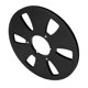 thumbnail image 2 of 1/4 10 Inch Empty Tape Reel Aluminum Alloy 6 Hole Universal Opening Machine Part Sound Tape Takeup Reel Black, 2 of 5