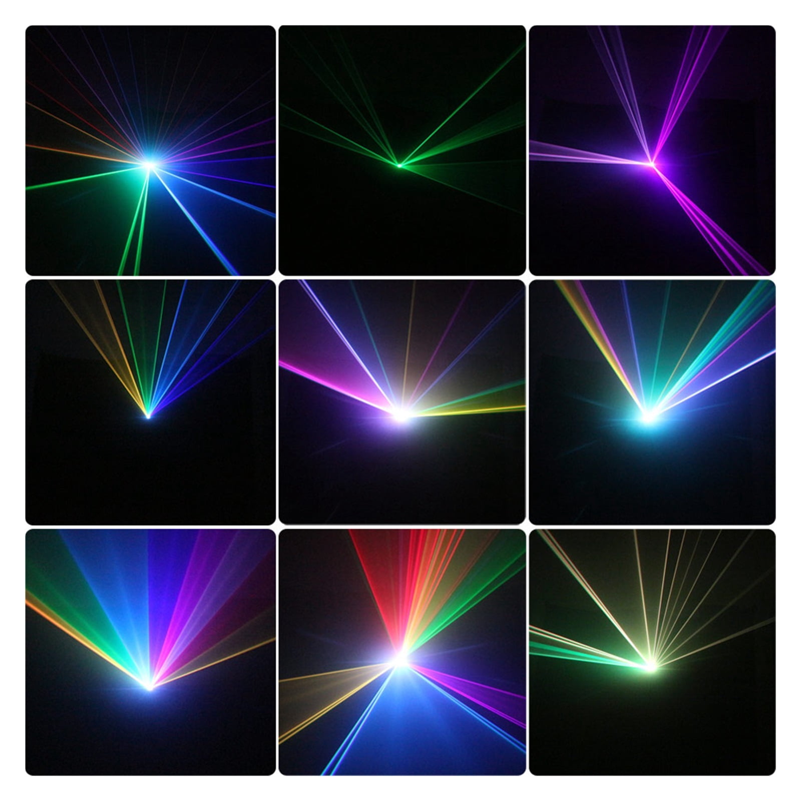 Animation RGB Beam Disco Stage Lighting Light Pattern Projector DMX512 DJ Dance Bar Holiday Party Effect Show X2N8