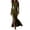 Green, variant on Women's Suede Dress, Western Style Long Sleeve Zip Up Bodycon Midi Dress with Belt and Slit, Fall Slimming Party Dress for Evening, Date Night and Special Events Orange XXXL