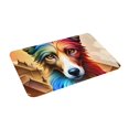 thumbnail image 2 of Fotbe Extra Durable Door Mat - Dirt Trapping Outdoor Welcome Mats - Non-Slip Outdoor Door Mats - Low Profile Front Door Mat - Indoor (16" x 24", Colorful Art Dog ), 2 of 8