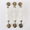 thumbnail image 4 of Set of 2 Furniture Handles Ceramic Door Handle Crack Pattern with Screws for Wardrobe, Cupboard, Drawer Center Distance 128mm, 4 of 5