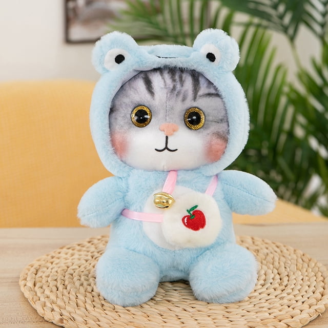 Cat Bell Doll Transformed Cat Cartoon Soft Stuffed Plush Toy For Children Birthday Gifts Home Decoration