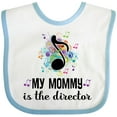 thumbnail image 3 of Inktastic Band Director Mom Boys or Girls Baby Bib, 3 of 4