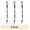 Lavender, variant on (3 pack) DMC Mouline 117-820 Six-Strand Embroidery Thread, Very Dark Royal Blue, 8.7-Yards