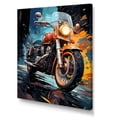 thumbnail image 2 of Designart "Lavish Classic Motorcycle I" Motorcycle Canvas Art Print, 2 of 7