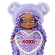 Na Na Na Surprise Eva Evermore, Purple Lavender Teddy Bear Inspired 7.5 Doll