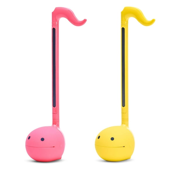 Otamatone Instrumento musical electrónico japonés Sintetizador de música portátil de Japón por Maywa Denki Studio Premio educativo divertido regalo para niños, adolescentes y adultos - Conjunto amaril