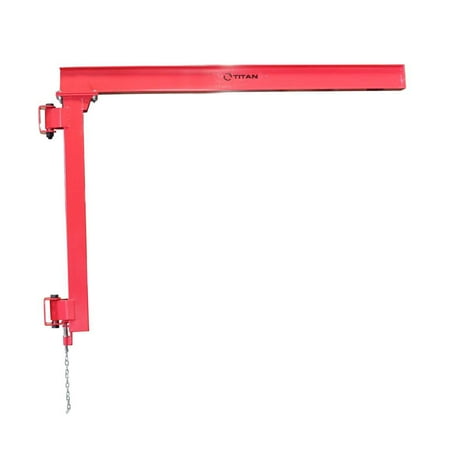 Wall Mounted Cantilever Crane 1,000 LB Capacity 180 Degree Rotation Steel I-Beam 69.5” High