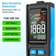 thumbnail image 3 of Digital Moisture Detector, Wall Moisture Sensor Sensitive Response Non Destructive Induction High Accuracy 3 Inch Color Screen  for Wood Materials, 3 of 7