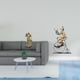 thumbnail image 2 of Figura de , estatua, figura abstracta de resina, arte nórdico, adorno, escultura, colección, estatuilla, escritorio, armario, mesa de oficina, c, 2 of 8