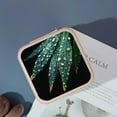 thumbnail image 4 of BCIIG Leaf Water Droplets Jewelry Storage Box for Necklaces Rings Earrings Pink, 4 of 5