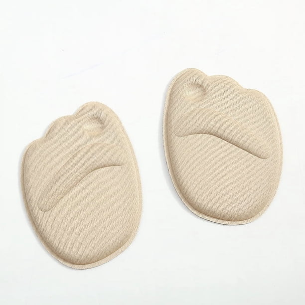 Almohadilla de media talla para el antepié, almohadilla antidolor engrosada, plantillas para tacones altos, sandalias de protección para pies con media almohadilla invisible para mujer, silicona
