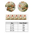 thumbnail image 6 of Xipuska Red Mushroom Bed Runners for Cal King Size Bed, Decorative Bed Throws for Foot of Bed, Spring Floral Summer Botanical Star Bed Runner Sofa Throw Bedding Scarf Protector Slipcover for Bedroom, 6 of 6